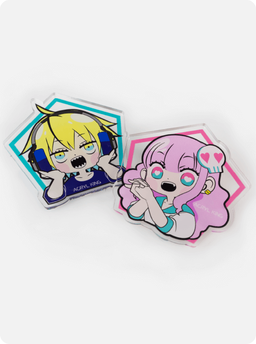 アクリルバッジ