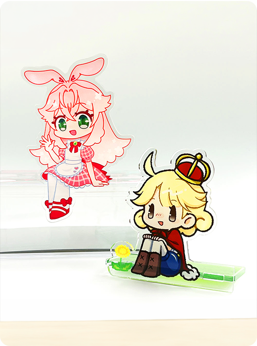 おすわりアクスタ